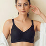 Cotton Padded Full Coverage Bonded Bra (SB-938-Black)
