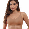 Cotton Padded Full Coverage Bonded Bra (SB-938-Fawn) (GB)