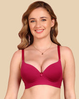 Tweens Bonded Breathable Cotton Push-Up 3/4-Coverage Maximiser Bra (Level 2 Padding) (SB-97015)