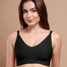 Cotton Non-Padded Full Coverage Bonded Bra (SB-935-Black) (GB)