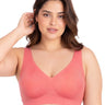 Tweens Cotton Jelly-Fit Plus-Size Bra | Padded (Coral)