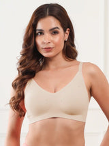 Cotton Padded Full Coverage Bonded Bra (SB-938-Skin) (GB)