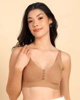 Tweens Invisi-Fit M-Frame Non-Padded Cotton Bonded Seamless Minimiser Bra