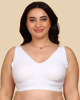Tweens Bonded Breathable Cotton Plus-Size Full-Coverage Bra with Hidden Concealer (TW-SB-915)