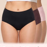 Polyamide Full Coverage High Waist Seamless Hipster Panty with Ultra Soft Inner Elastic Waistband  (TW-3001) (Black+Coffee+Rose)