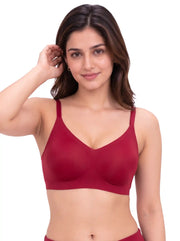 Tweens Cotton Jelly-Fit Bra | Padded (Red)