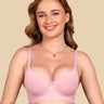 Polyamide Non-Wired Maximiser Push Up Bonded Bra (Level-3 Padding) with 3/4th Coverage (SB-95301) (Plum)