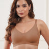 Cotton Padded Full Coverage Bonded Bra (SB-938-Fawn) (GB)