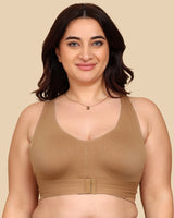 Tweens Bonded Breathable Cotton Non-Padded Gym Bra with Posture Support (SB-995)