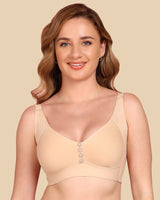 Tweens Bonded Breathable Cotton Plus-Size Non-Padded M-Frame Minimiser with Hidden Concealer (SB-9303)