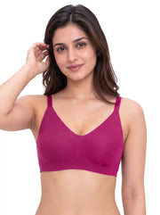 Tweens Cotton Jelly-Fit Bra | Non-Padded (Wine)