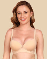 Tweens Bonded Breathable Cotton Push-Up 3/4-Coverage Maximiser Bra (Level 2 Padding) (SB-97015)