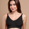 Cotton Non-Padded Full Coverage Bonded Bra (SB-935-Black) (GB)