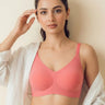 Cotton Padded Full Coverage Bonded Bra (SB-938-Coral)