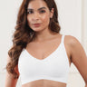 Cotton Padded Full Coverage Bonded Bra (SB-938-White) (GB)