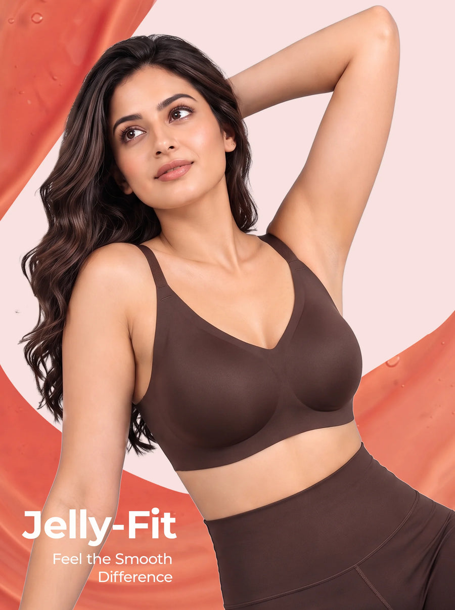 Tweens Jelly-Fit Bonded Bra (Coffee)