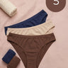 Cotton Medium Coverage Bikini Cut Panty with Soft Waistband (Pack Of 5)(TW-71) (2 Navy Blue+2 Coffee+1 Skin)