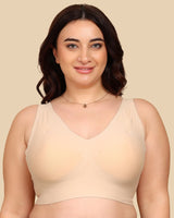 Tweens Bonded Breathable Cotton Plus-Size Padded Full-Coverage Bra (TW-SB-918)