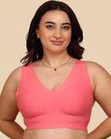 Tweens Bonded Breathable Cotton Plus-Size Full-Coverage Bra with Hidden Concealer (TW-SB-915)