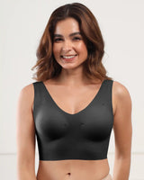 Polyamide Padded Slip on Bra (TW-SB-985) (Black) (GB)