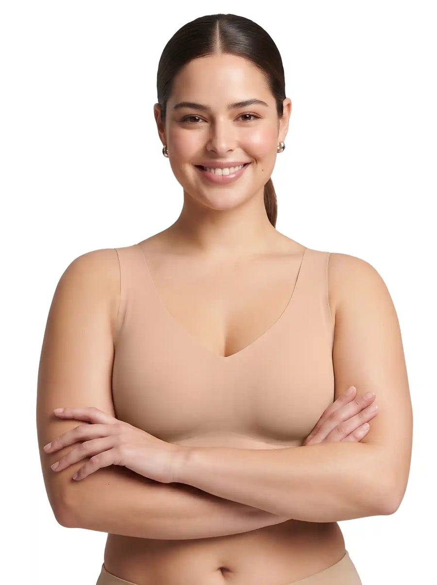 Tweens Cotton Jelly-Fit Plus-Size Bra | Non-Padded (Skin)