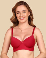 Tweens Bonded Polyamide Push-Up 3/4 Coverage Maximiser Bra (Level 2 Padding) (SB-95107)