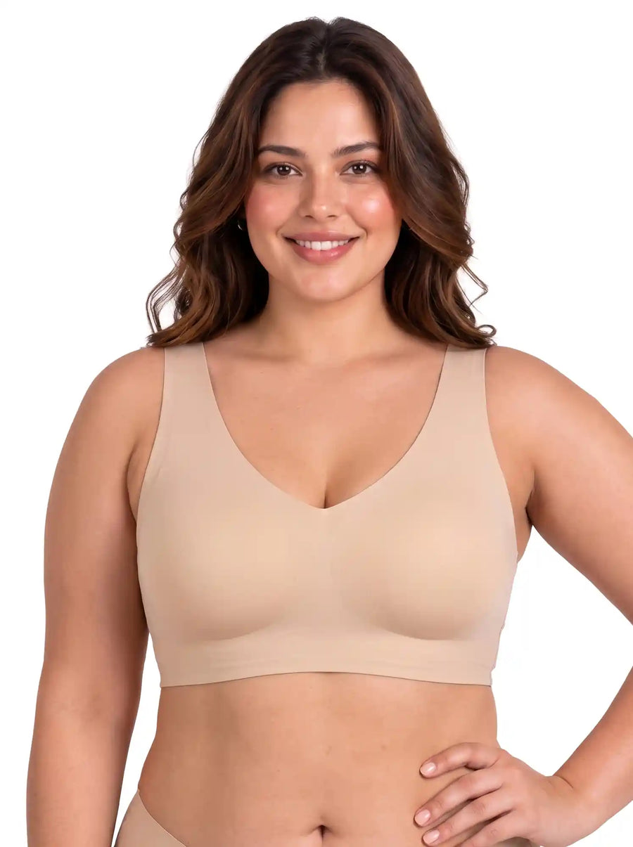 Tweens Cotton Jelly-Fit Plus-Size Bra | Non-Padded (Skin)