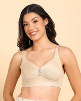 Tweens Invisi-Fit Lightly Padded Cotton Bonded Seamless Minimiser Bra