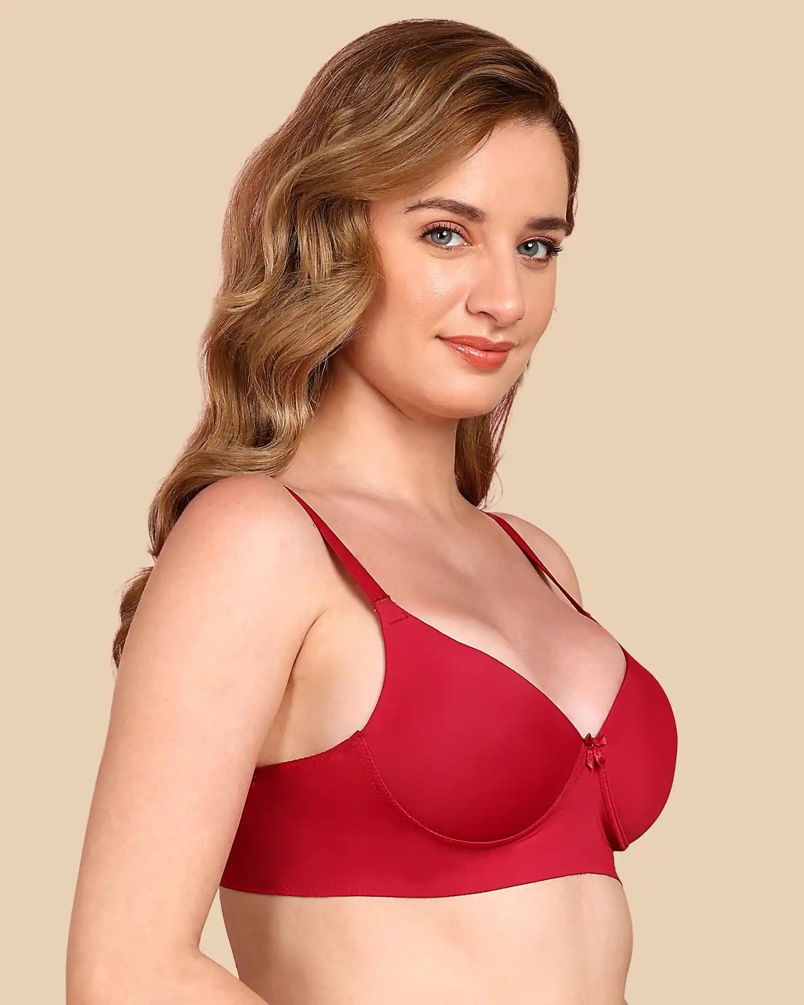 Tweens Bonded Polyamide Push-Up 3/4 Coverage Bra (Level 3 Padding) (SB-95301)