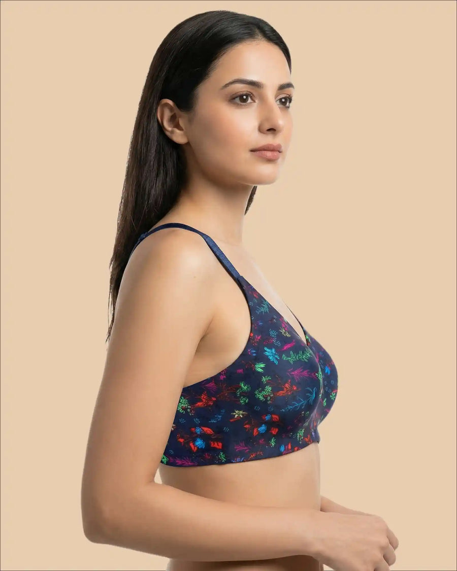 Polyamide Padded Printed Bonded Bra (SB-6829 PR)