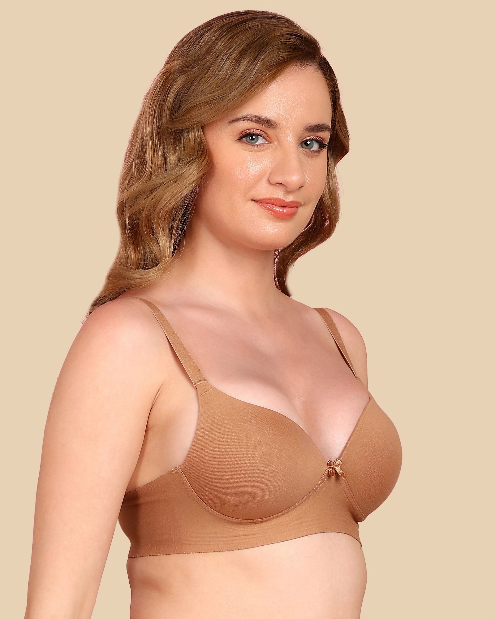 Tweens Bonded Breathable Cotton Push-Up 3/4-Coverage Maximiser Bra (Level 2 Padding) (SB-97015)