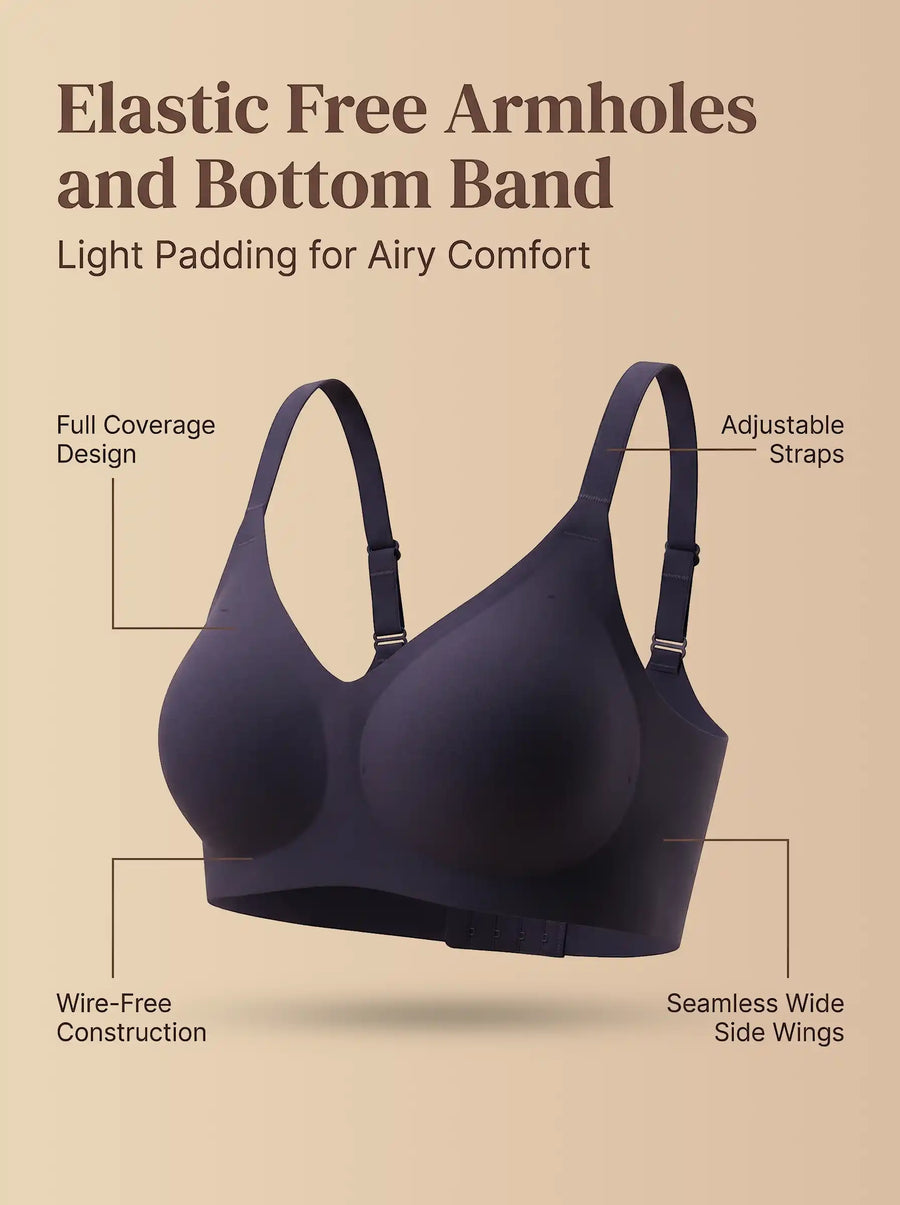 Cotton Padded Full Coverage Bonded Bra (SB-938-Navy)