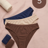 Cotton Medium Coverage Bikini Cut Panty with Soft Waistband (Pack Of 5)(TW-71) (2 Navy Blue+2 Coffee+1 Skin)