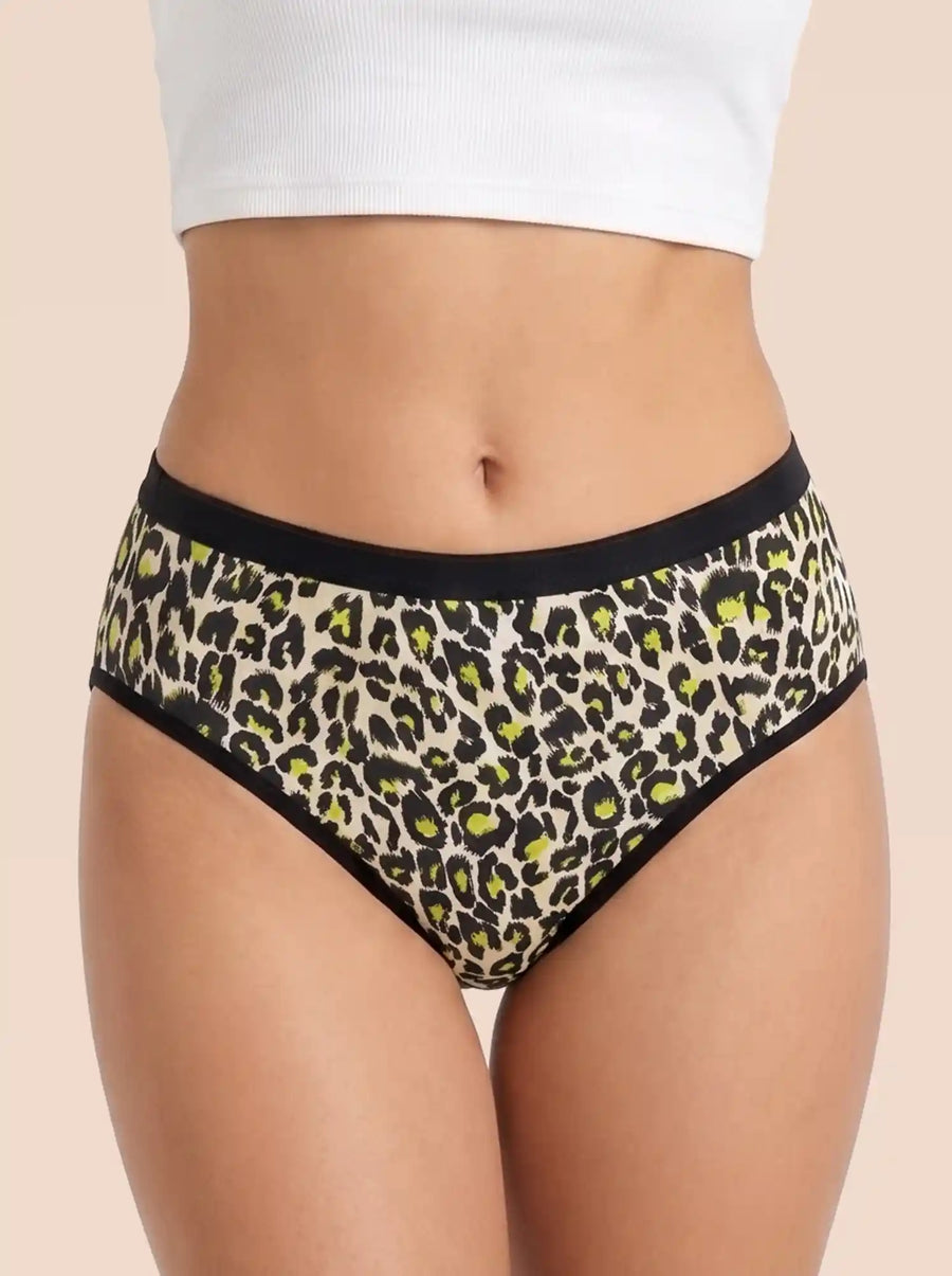 Tweens Cotton High Coverage Mid Waist Hipster Panty with Ultra Soft Waistband  (Tweens -4005)