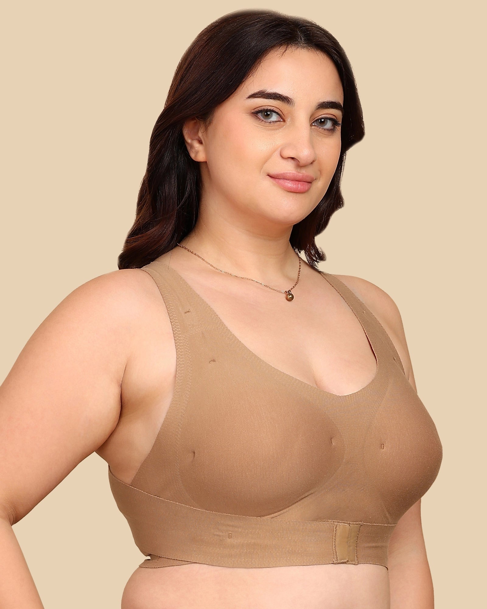 Tweens Bonded Breathable Cotton Padded Gym Bra with Posture Support (SB-997)