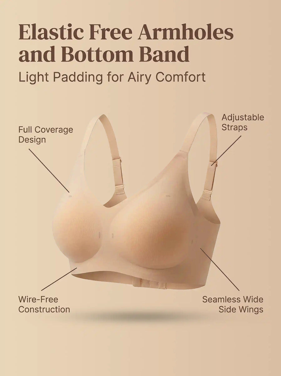 Cotton Padded Full Coverage Bonded Bra (SB-938-Skin)