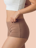 Cotton High Coverage Boy Shorts (TW-65)(Fawn)