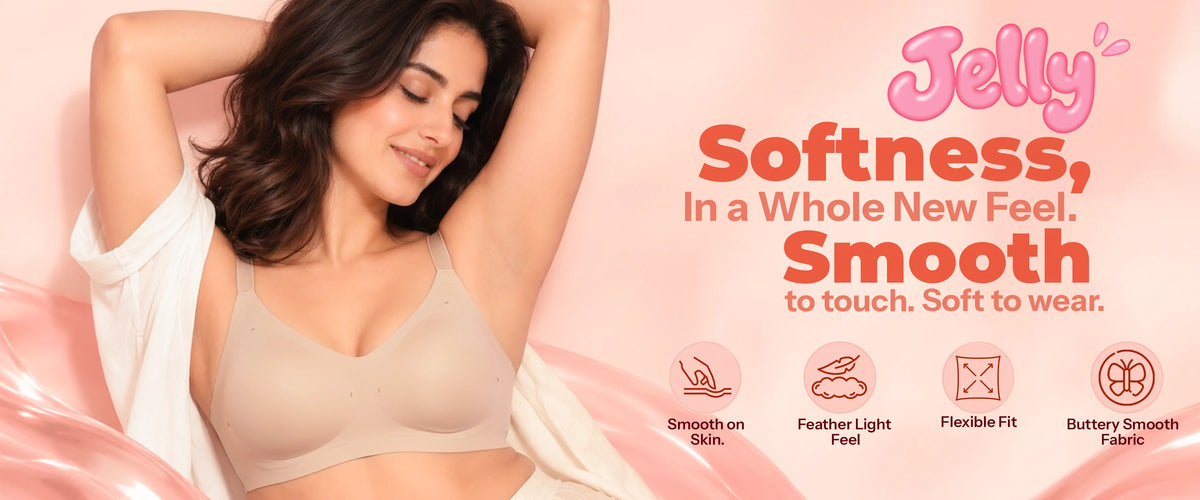 Tweens Jelly-Fit Bonded Bra (Rose)