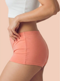 Cotton High Coverage Boy Shorts (TW-65)(Coral)