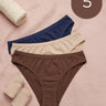 Cotton Medium Coverage Bikini Cut Panty with Soft Waistband (Pack of 5)(TW-71) (3 Skin+1 Coffee+1 Navy Blue)