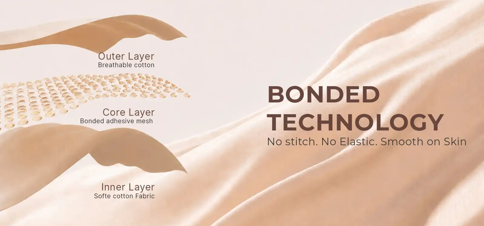 Cotton Padded Full Coverage Bonded Bra (SB-938-Fawn)