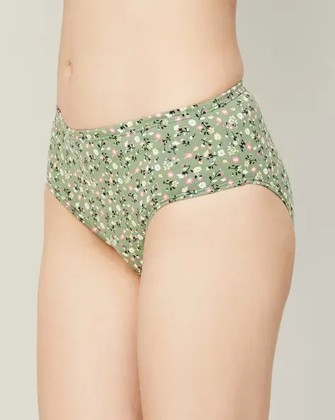 Tweens 100% Cotton Inner Printed Panty Soft Breathable Everyday Comfort (Pack of 3)