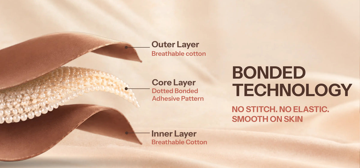 Cotton Non-Padded Plus-Size M-Frame Minimiser Bonded Bra (SB-9303)(Fawn)