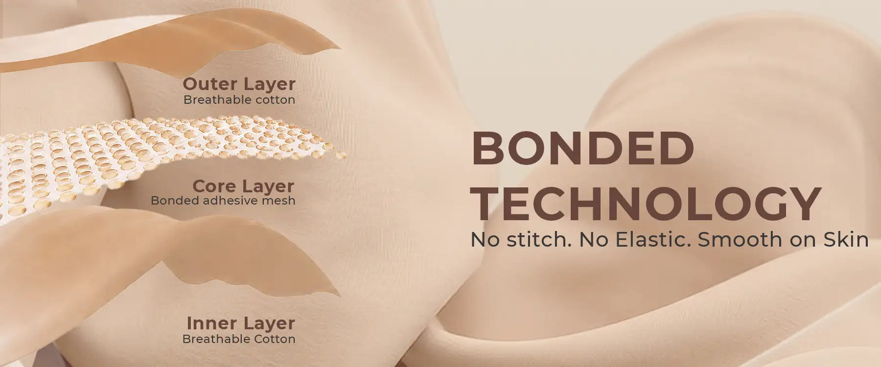 Cotton Padded Full Coverage Bonded Bra (SB-938-Fawn)