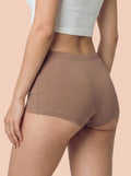 Cotton High Coverage Boy Shorts (TW-65)(Fawn)