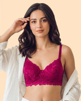Cotton Padded Bonded Lace Bra (TW-SB-5801)