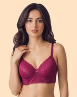 Cotton Padded Bonded Lace Bra (TW-SB-5802)