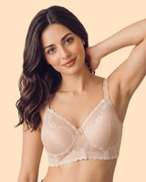 Cotton Padded Bonded Lace Bra (TW-SB-5806)