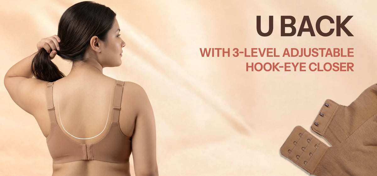 Cotton Padded Full Coverage Plus-Size Bonded Bra  (SB-918) (Fawn) - Banner 5