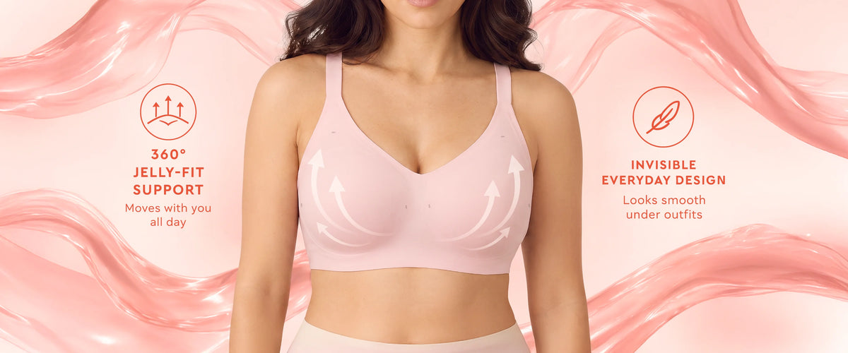 Tweens Jelly-Fit Bonded Bra (Rose)